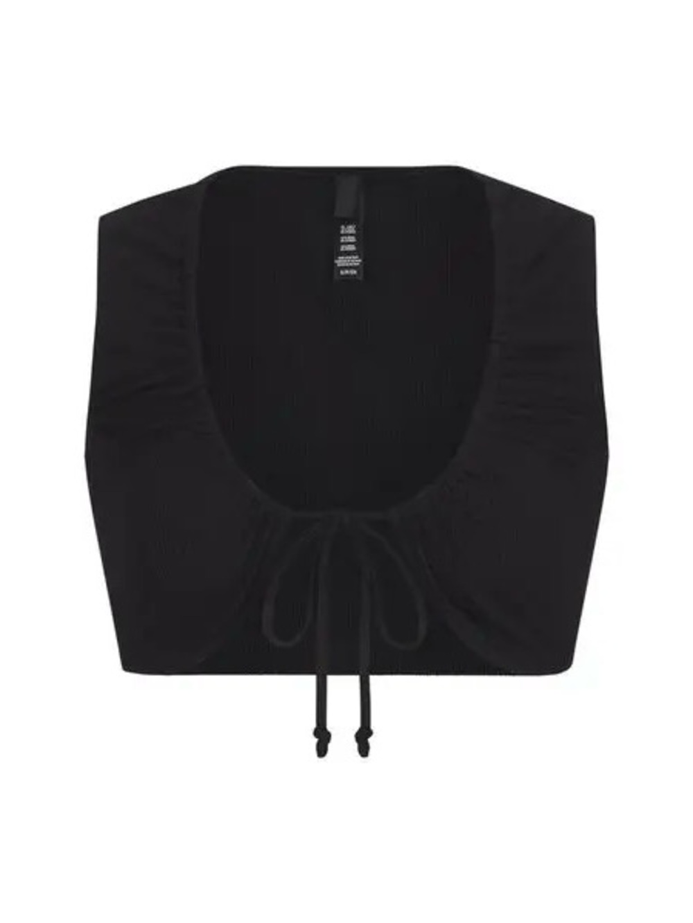 SKIMS Soft Lounge Tie Front Super Crop Top NWT Size 4X